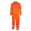 flame resistant oil rig mens nylon coveralls